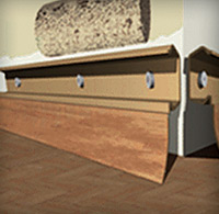 Напольный плинтус Click от Grosart, Украина